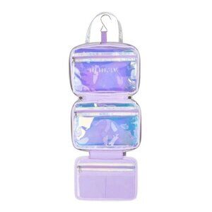 Huda Beauty WISHFUL Travel Bag Holographic Makeup Organizer Pouch